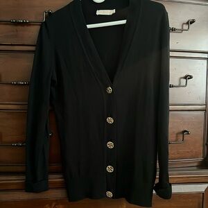 Tory Burch Black, Cotton, Cardigan Sweater